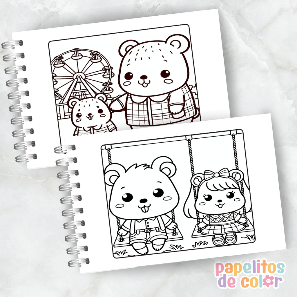 🎨 Libro para Pintar de Capibaras Vol. 4 🦫🌸✨