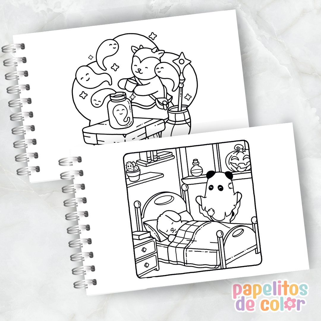 🤎✨ Cuaderno para pintar Browmies ✨🎨