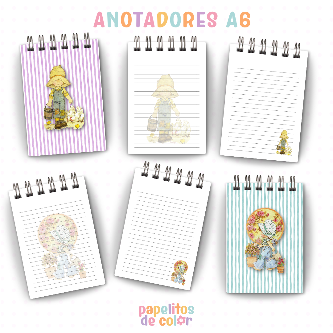 🌸✨ Cuadernos y anotadores Sarah Kay Vol.1 ✨🌸