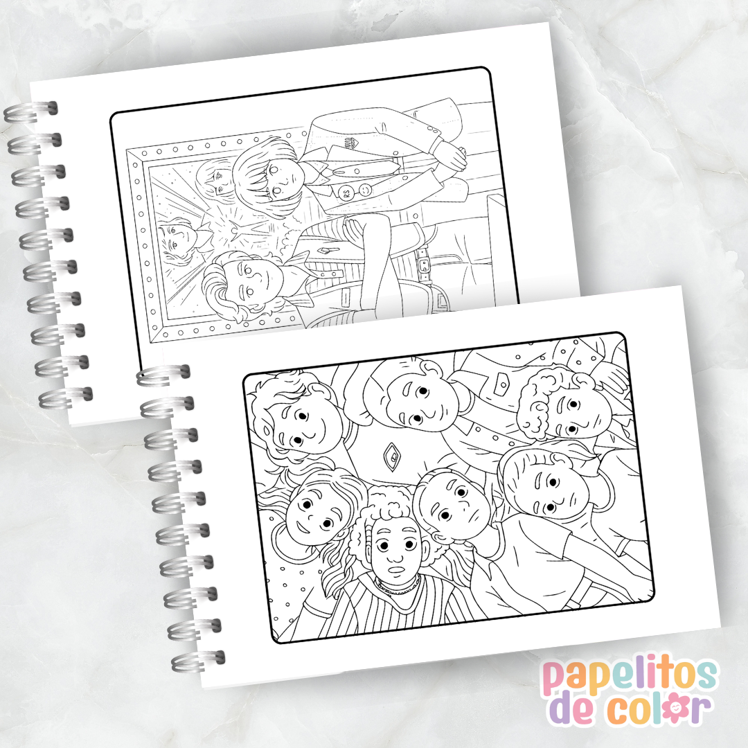 🎬🖍️ Libro para Pintar Stranger Thinks ✨📚