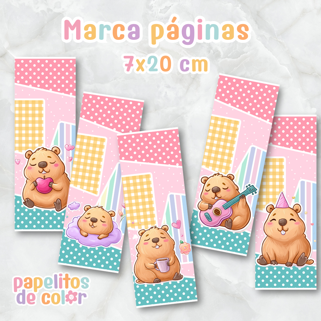 🦫 Combo Capibara Escolar🎒