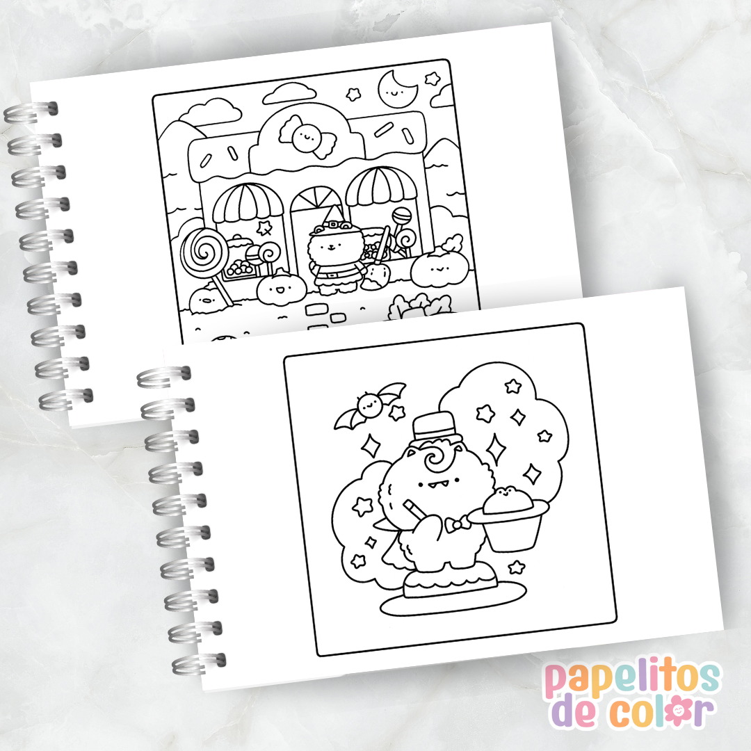 👻🎨 Libro para Pintar Spooky ✨