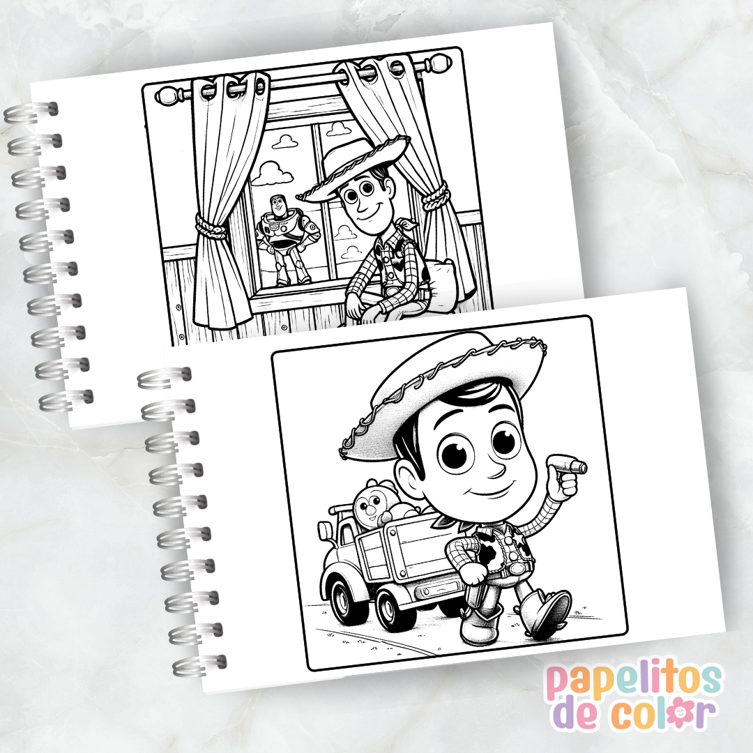 📚 Libro para Pintar Toy Story🖍️