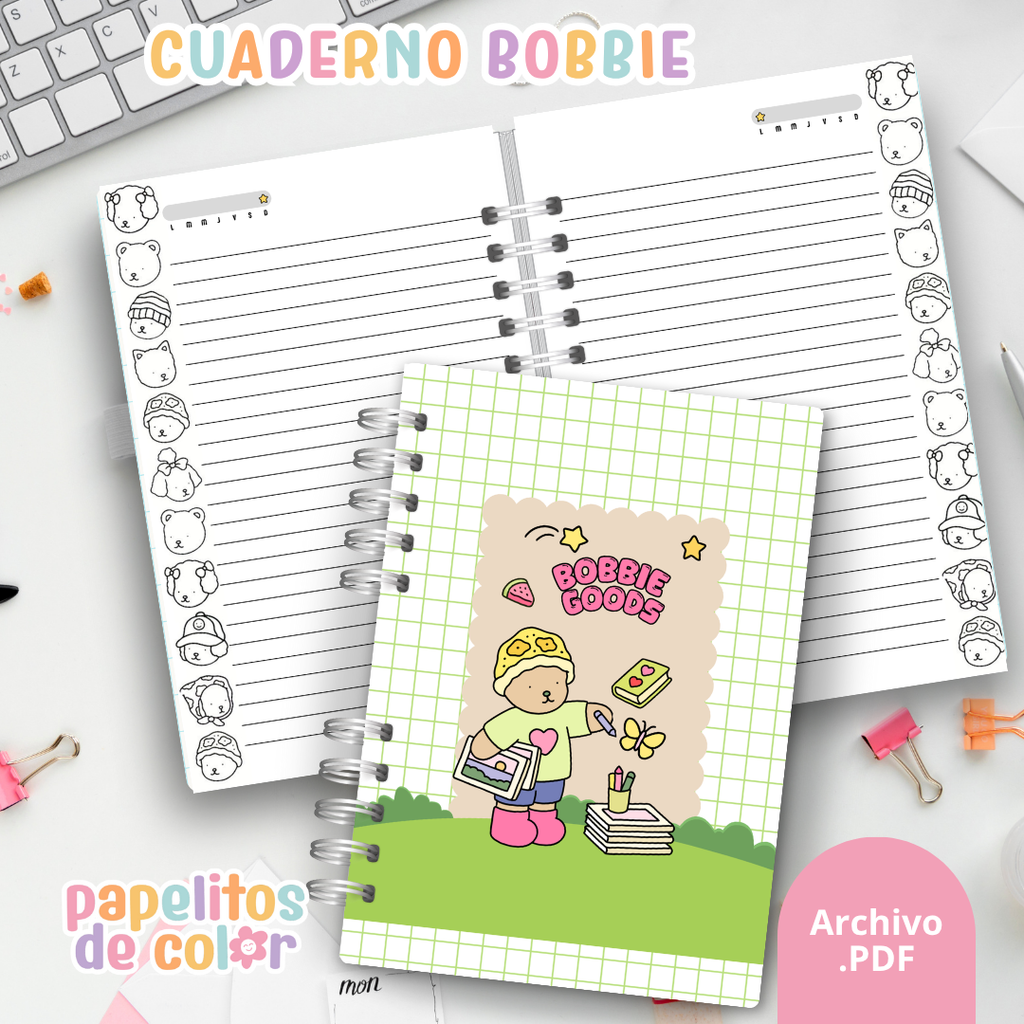 🐻✨ Cuadernos Bobbie Goods – Colección ✨🐻