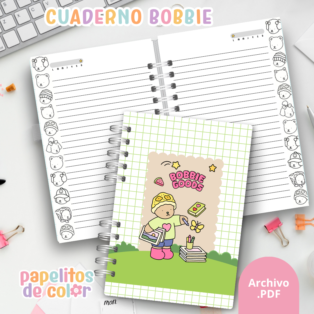 🐻✨ Cuadernos Bobbie Goods – Colección ✨🐻