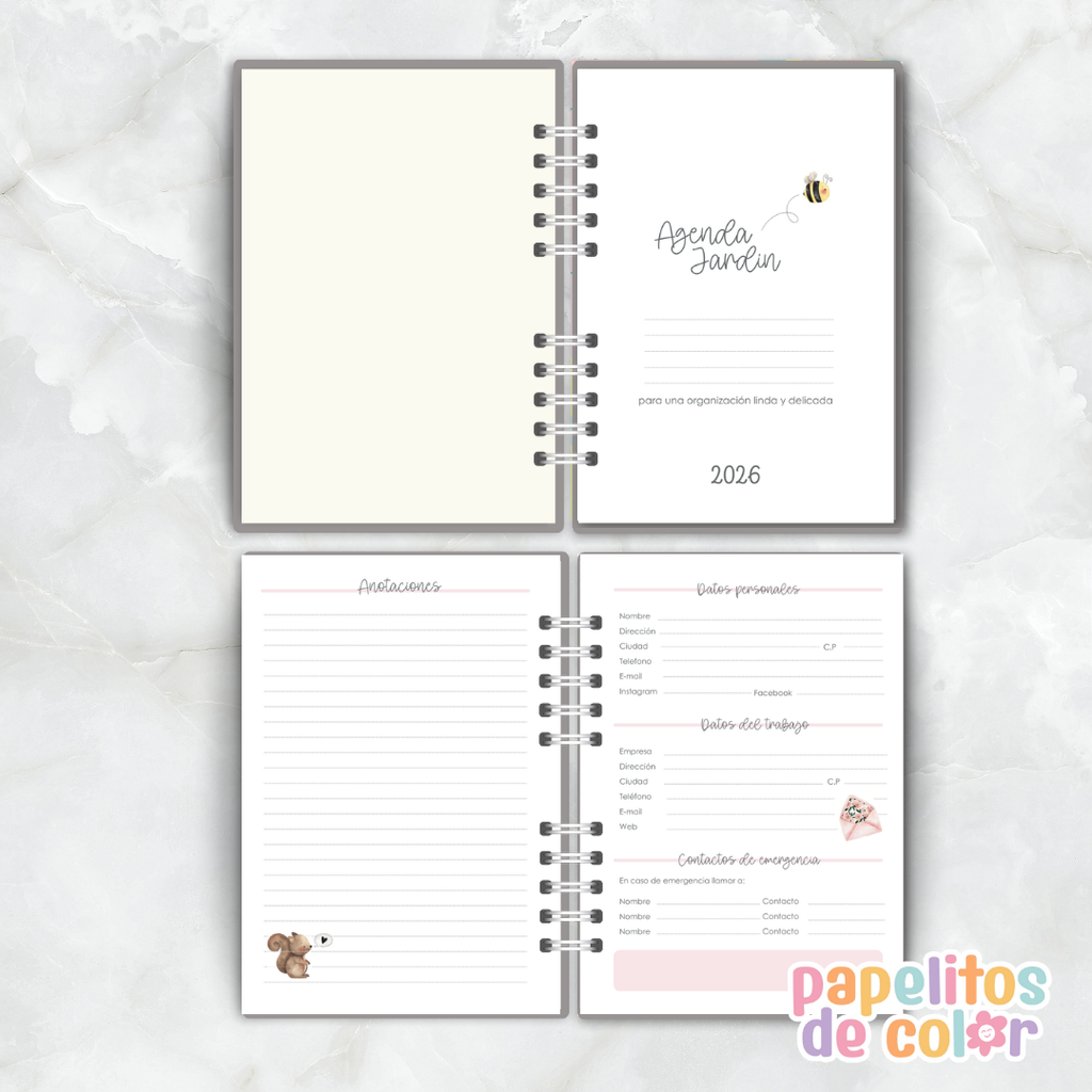 Agenda Jardin 2026🌸✨