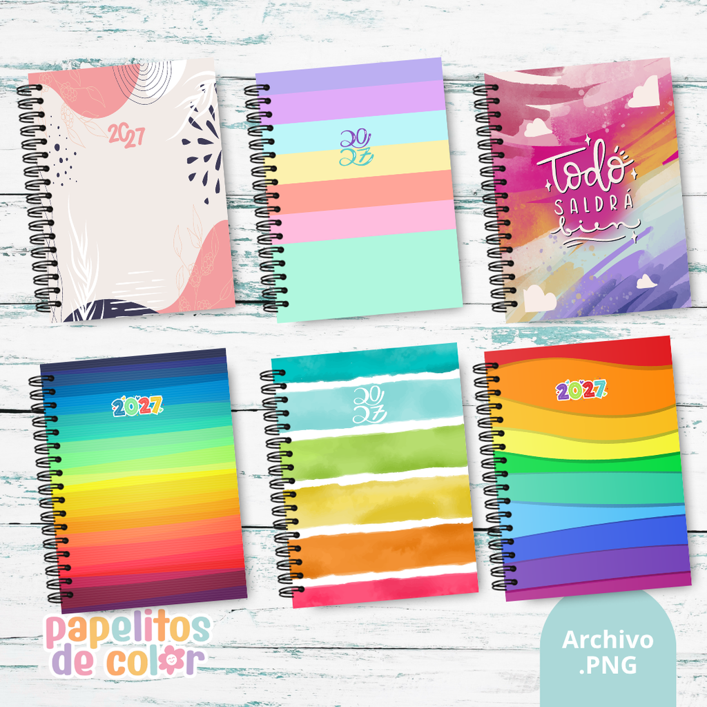 📒 Pack de 25 Portadas – Kit 43 ✨