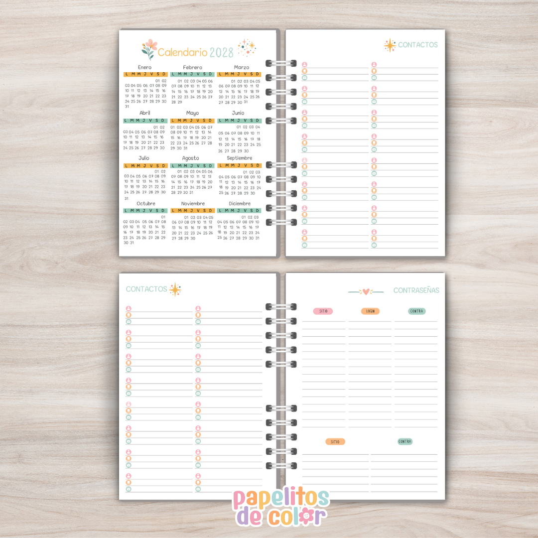 ✨ Agenda Delicatessen 2027 – Semanal 📖💖
