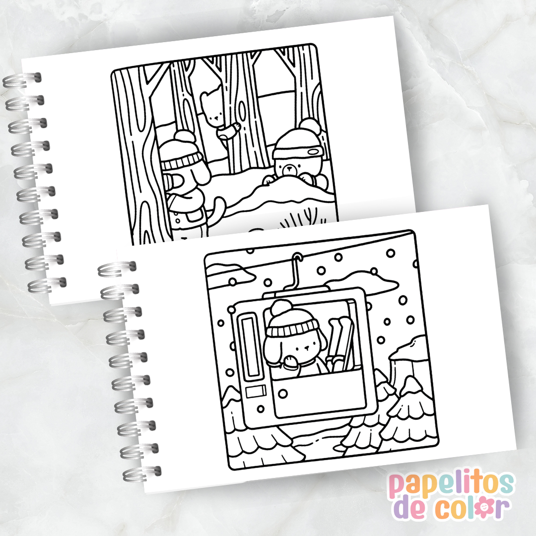 🎄✨ Cuaderno para pintar Christmas Cozy Vibes ✨🎄