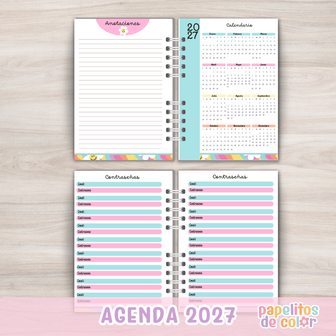 📅 Agenda Florezca - Semanal  2027✨