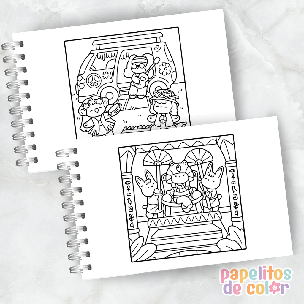 🤎🎨Libro para pintar Cozy Eras 🕰️🕯️✨