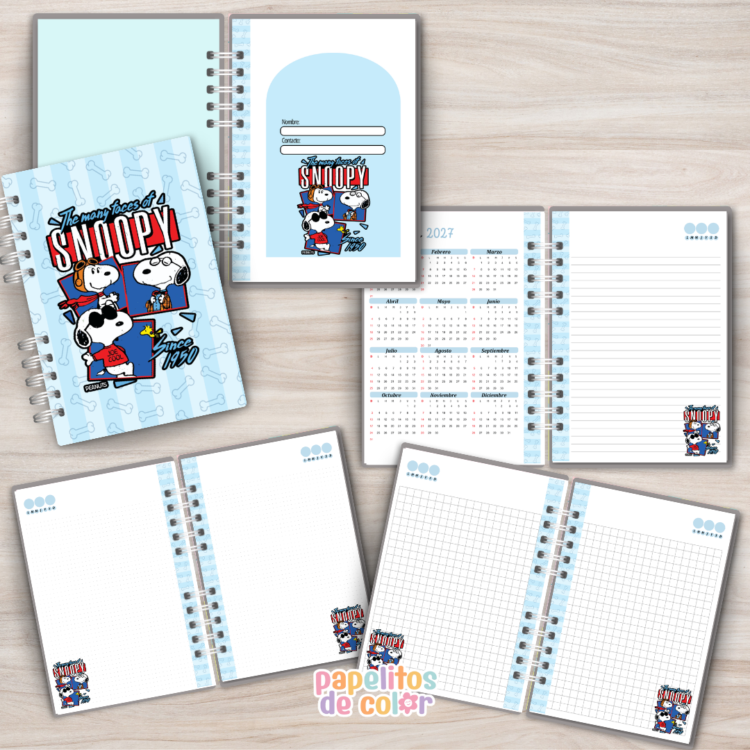 🐶 Cuadernos A4 Snoopy ✨