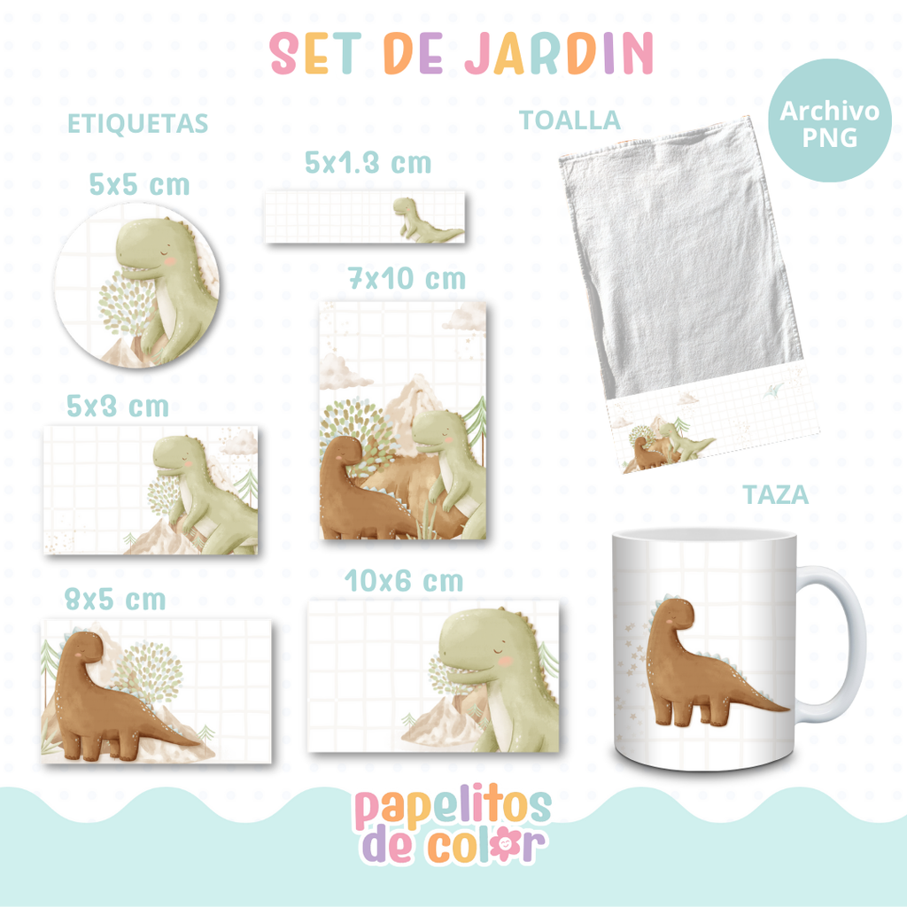 🌸26 - Set Jardín Cute🌿