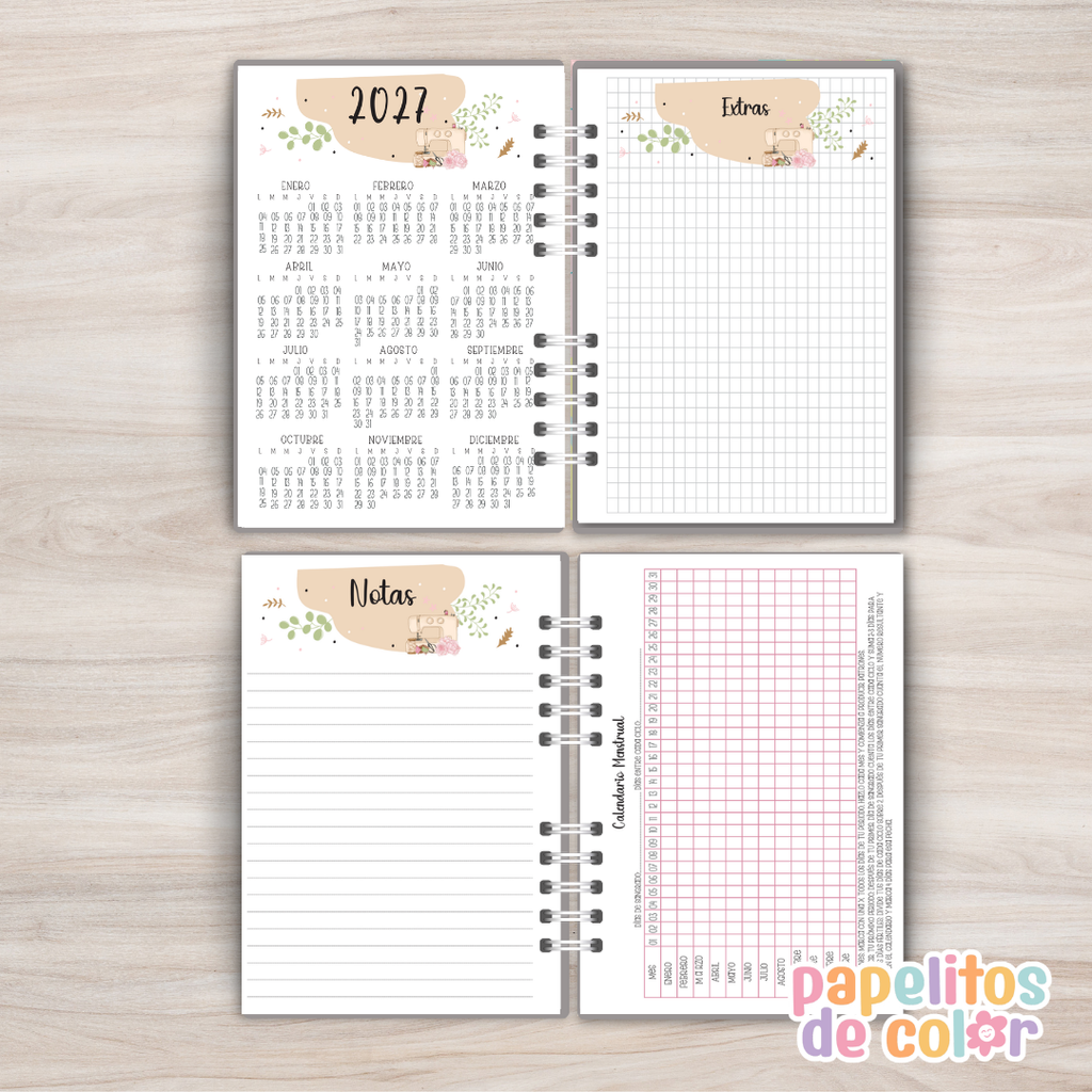 🧵Planner Perpetuo Costura ✂️✨