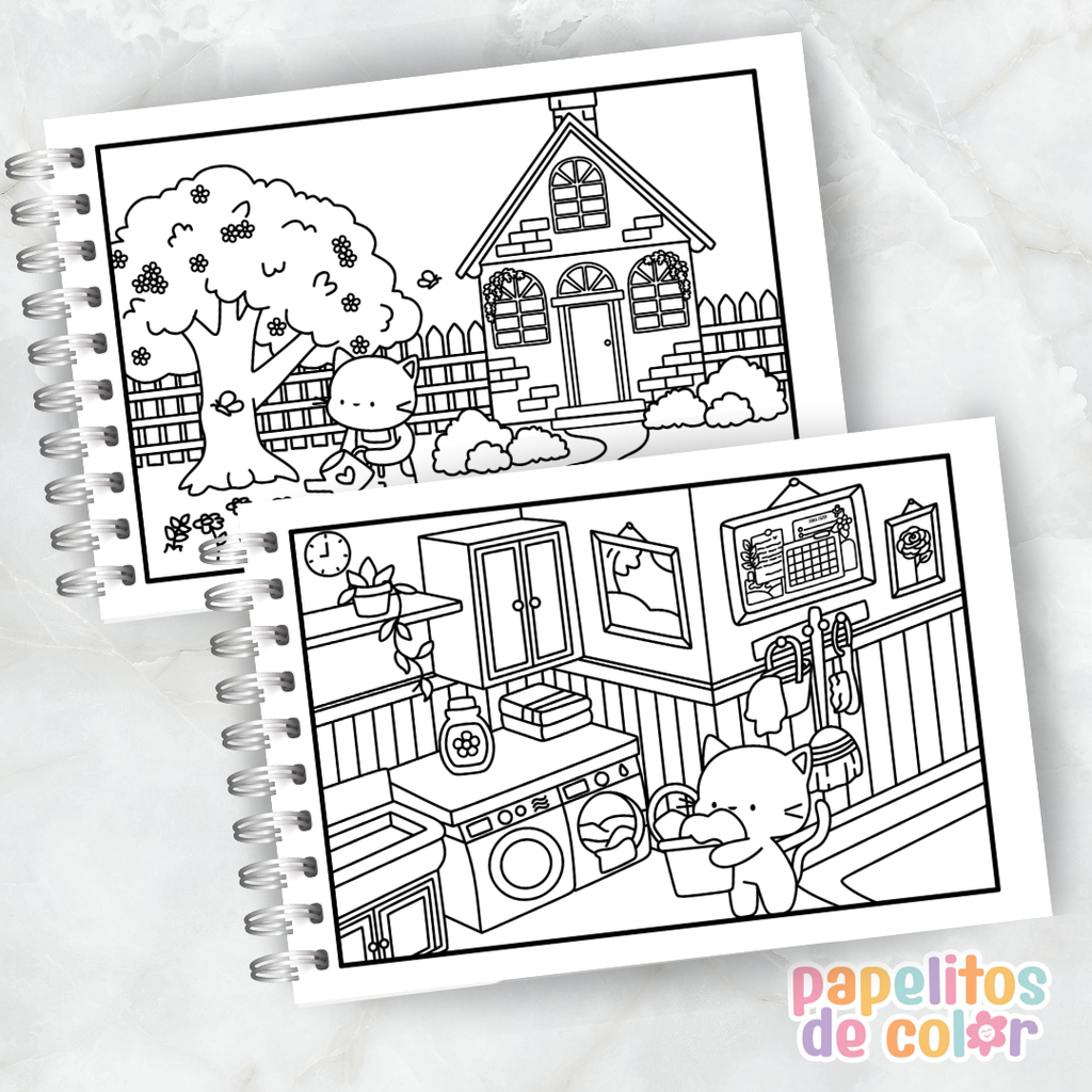 🎨 Libro para Pintar – Coloreando Momentos