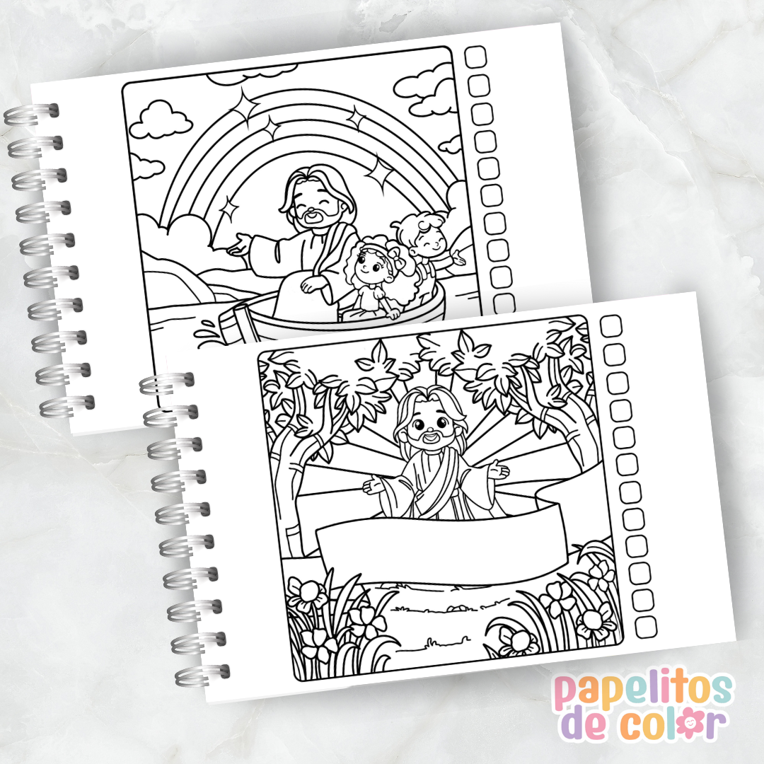 📘 Libro para Pintar – Jesús✨