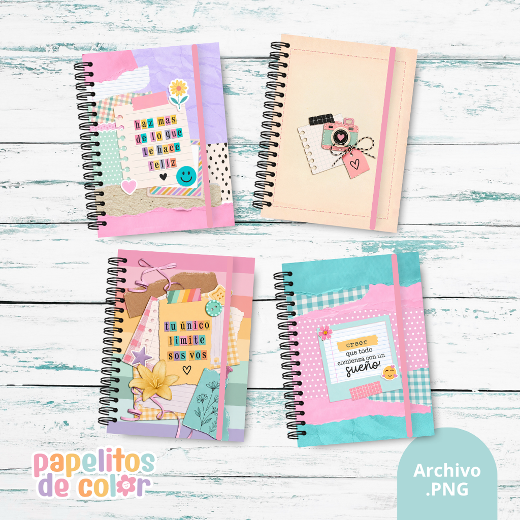 ✨📒 Pack de 15 Portadas – Kit 38 ✨