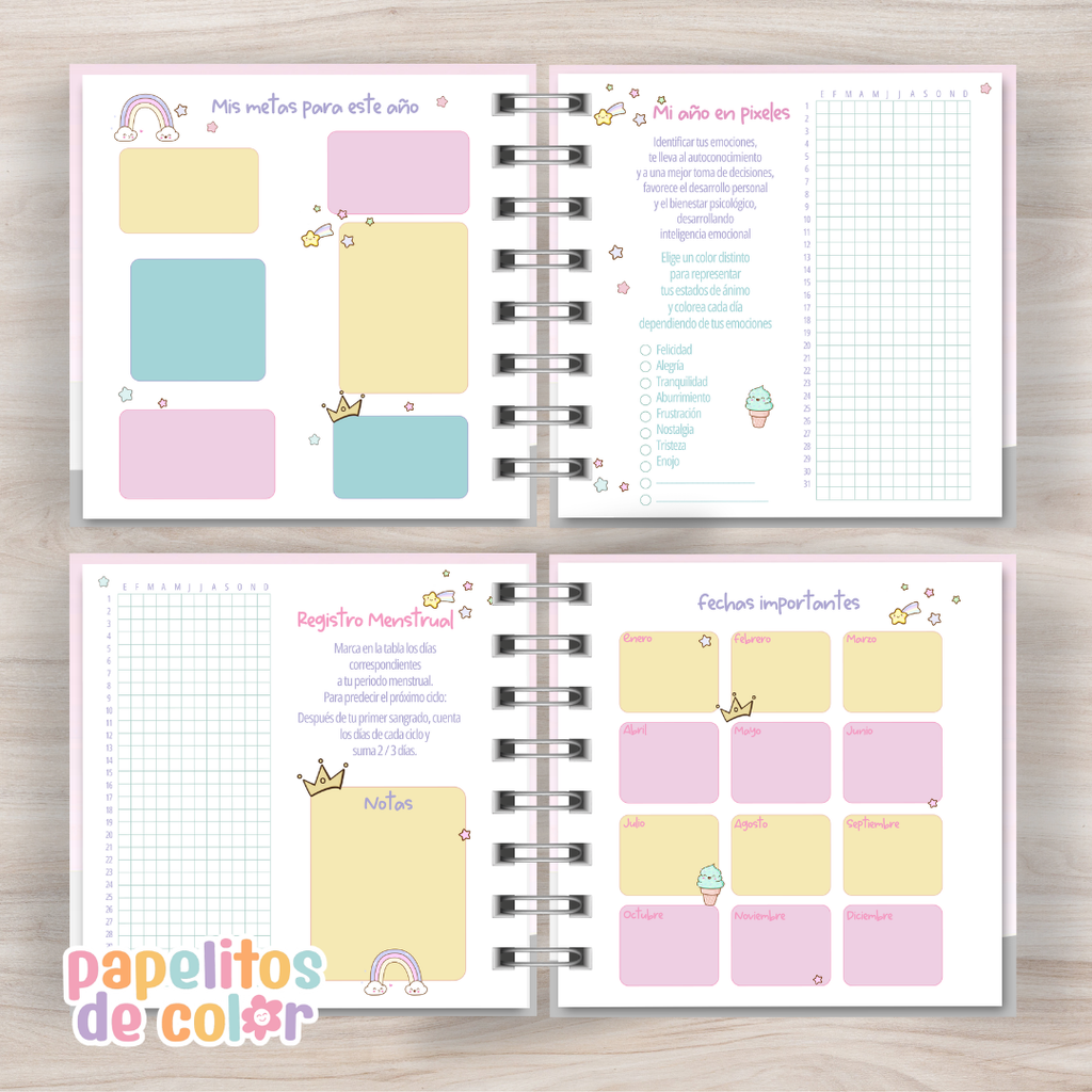 Agenda Pastel 2027 (15x15 cm) 🌸✨