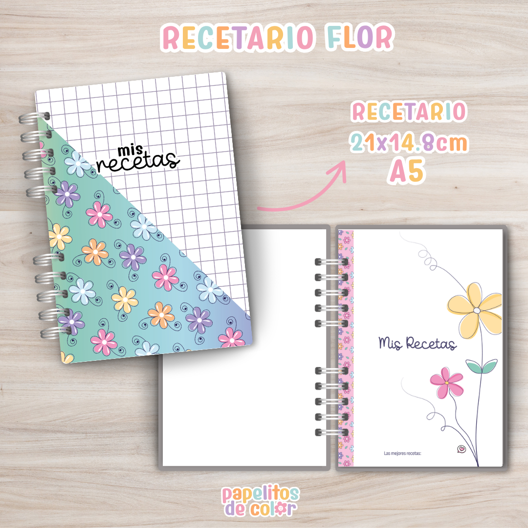 🌸🍰 Recetario Flor🍰🌸