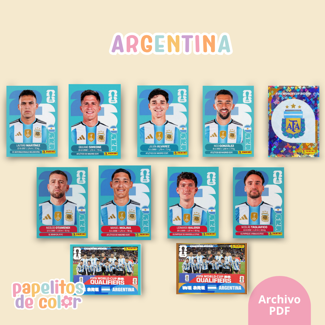 🌍 Figuritas Oficiales Mundial 2026 ⚽✨