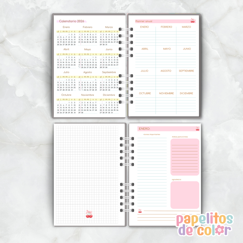 🍒 Agenda Perpetua Cherry🍒✨