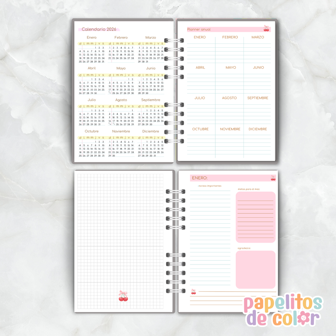 🍒 Agenda Perpetua Cherry🍒✨
