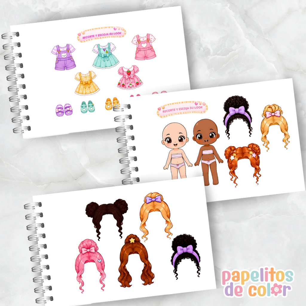 💖👠 ¡Paper Dolls Mini Diva! ✨🎀
