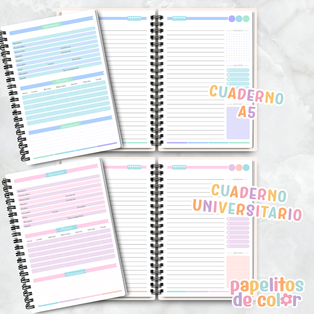 📚 Cuadernos Escolares  ✨