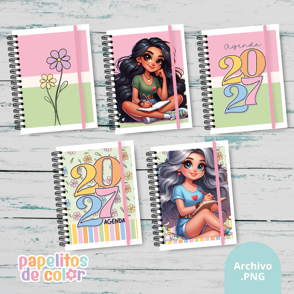 📘✨ Pack de 17 Portadas 2027 – Kit 30 ✨📘