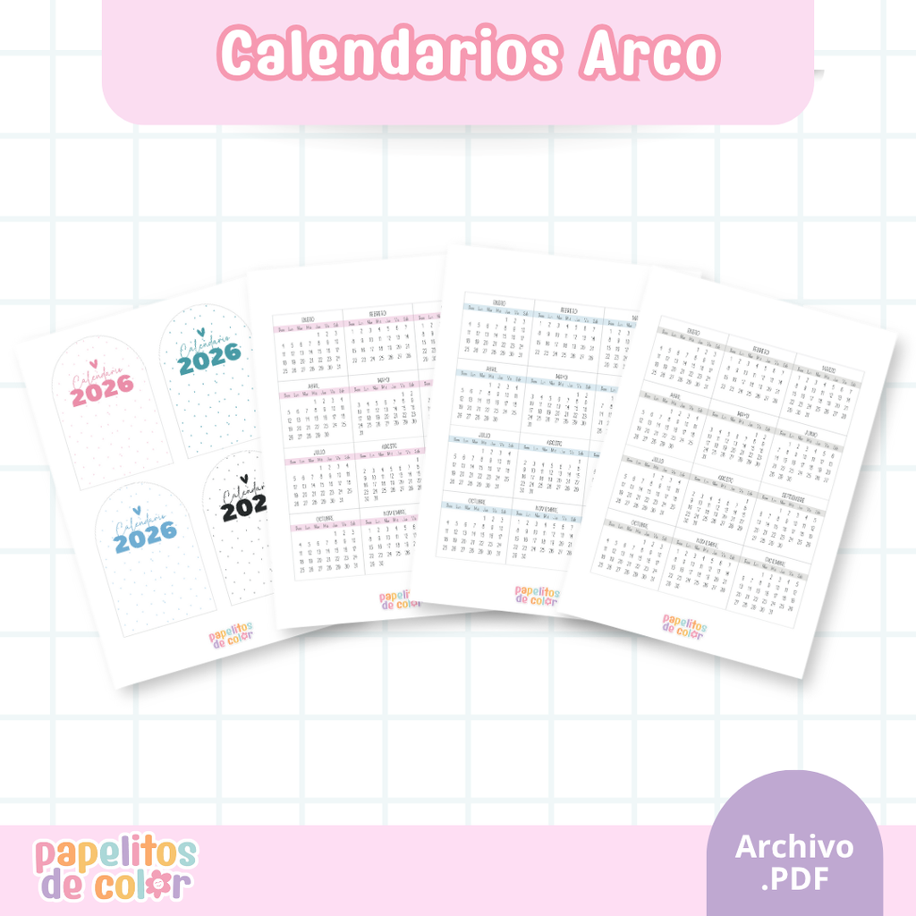 ✨ Calendario Mignon Arco ✨