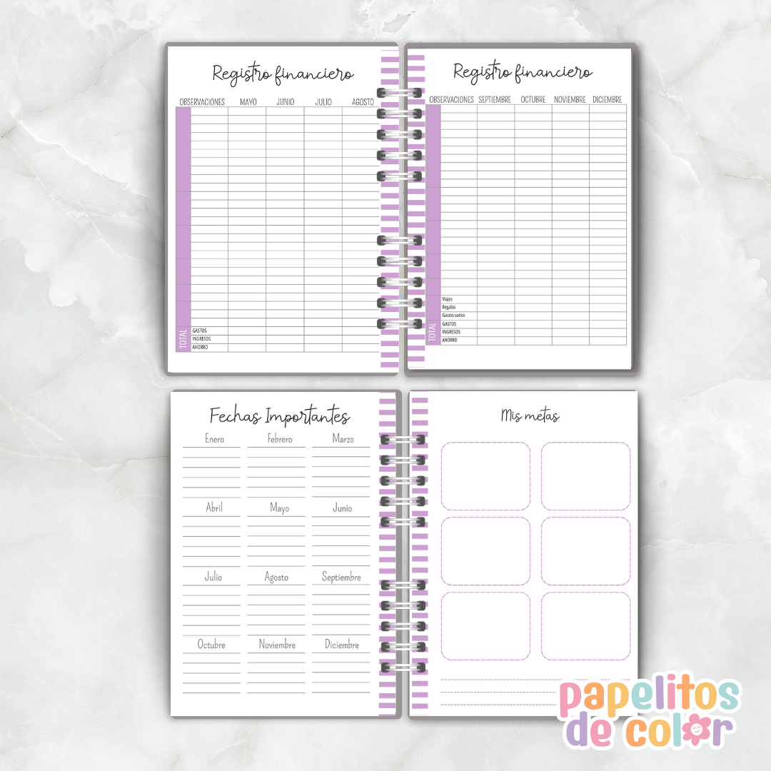 Planner Perpetuo Lila 💜