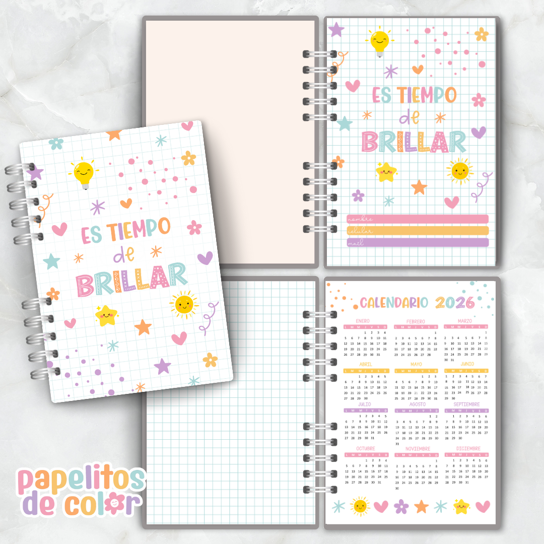🩷Agenda Perpetua - Papelitos⭐