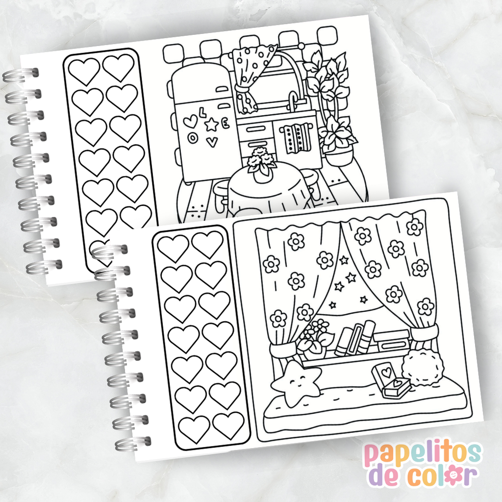 🎨 Libro para Pintar – Cozy Corners