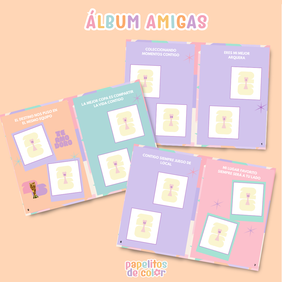 ⚽ Álbum Mundial - Día del Amigo ✨