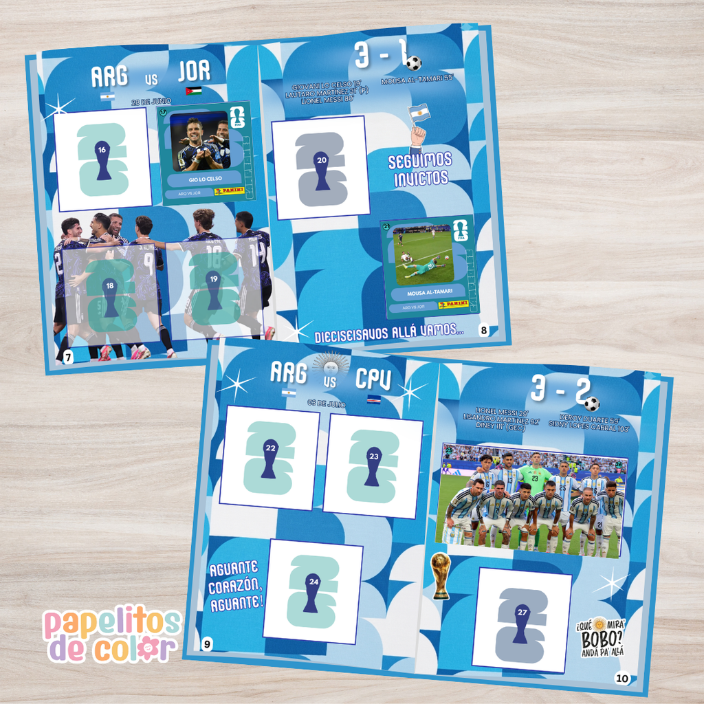 ⚽💙 Álbum de Figuritas El Último Tango 🏆🐐