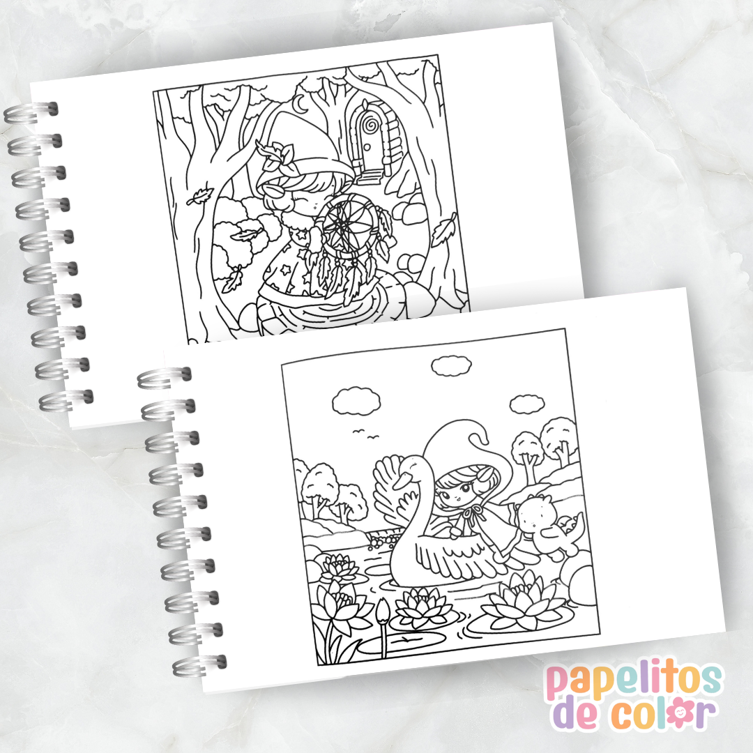🎨🩷 Libro para Pintar Bibbis Hidden  ✨