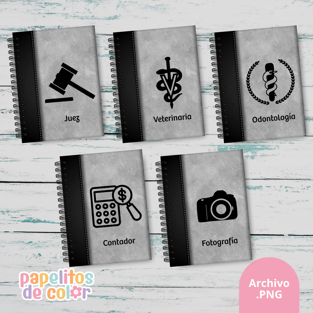 ✨ Pack de Portadas Profesiones Vol. 5 💼
