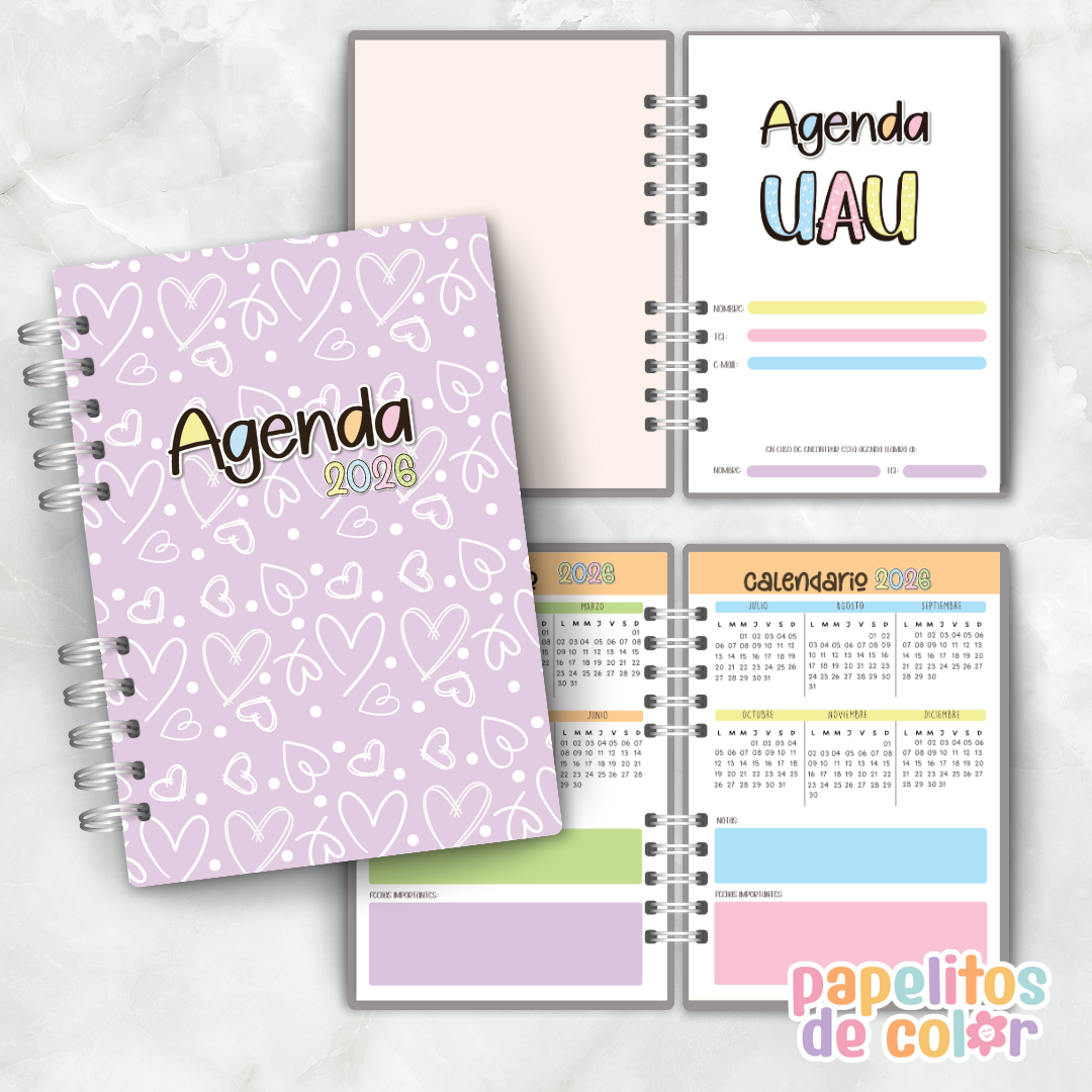 ✨ Agenda Charletas Semanal 2026 💬🩷