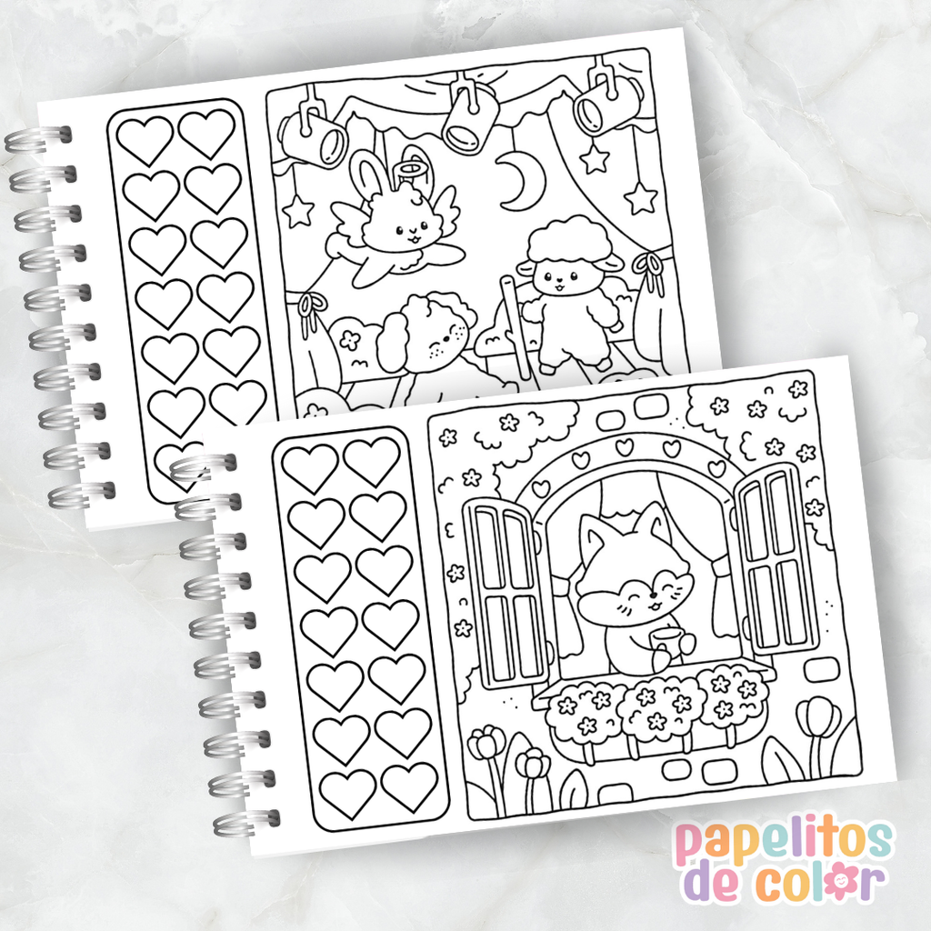 🐰 Libro para Pintar – Fluffy Times