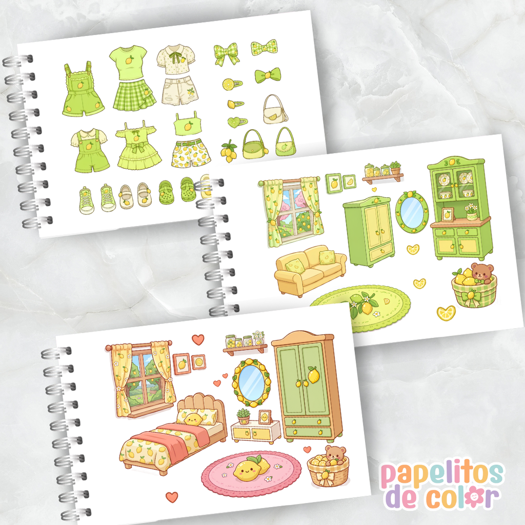 🍓🍒 ¡Paper Dolls Frutitas! 🍋🍉