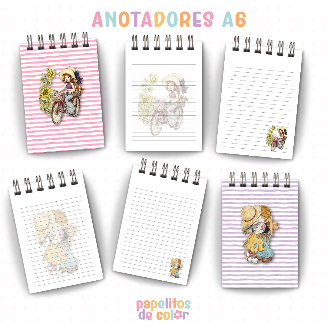 🌸💖 Cuadernos y anotadores Sarah Kay Vol.2 💖🌸