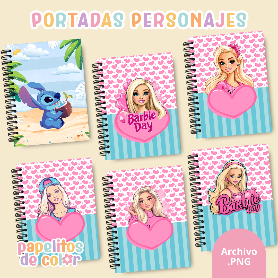 📚✨ Combo Portadas Personajes – Vol. 16 🚀🎮