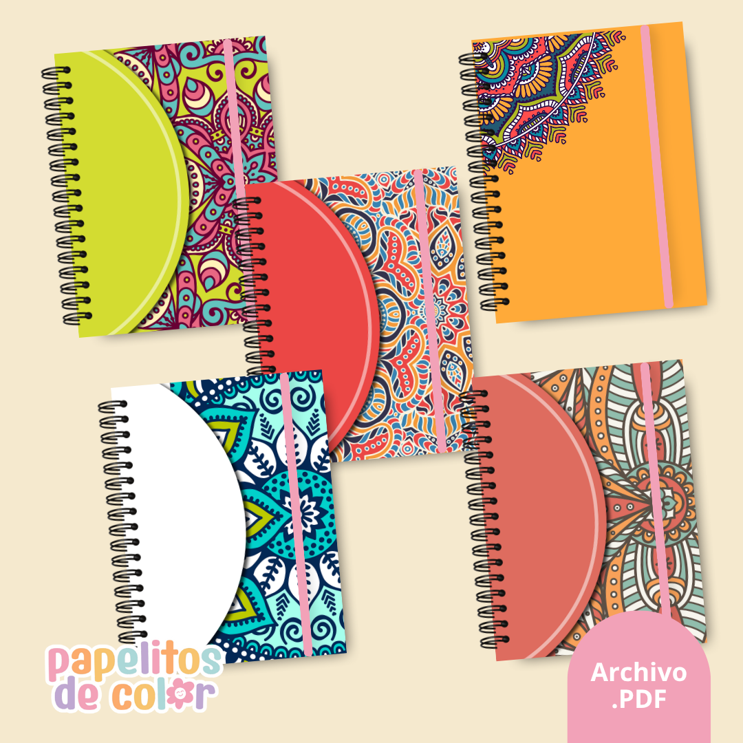 🌀 Pack 25 Portadas Mandalas