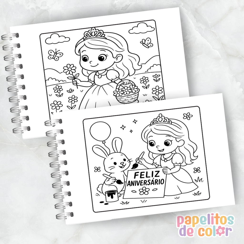 💜👑 Libro para pintar Princesita Sofía 👑💜