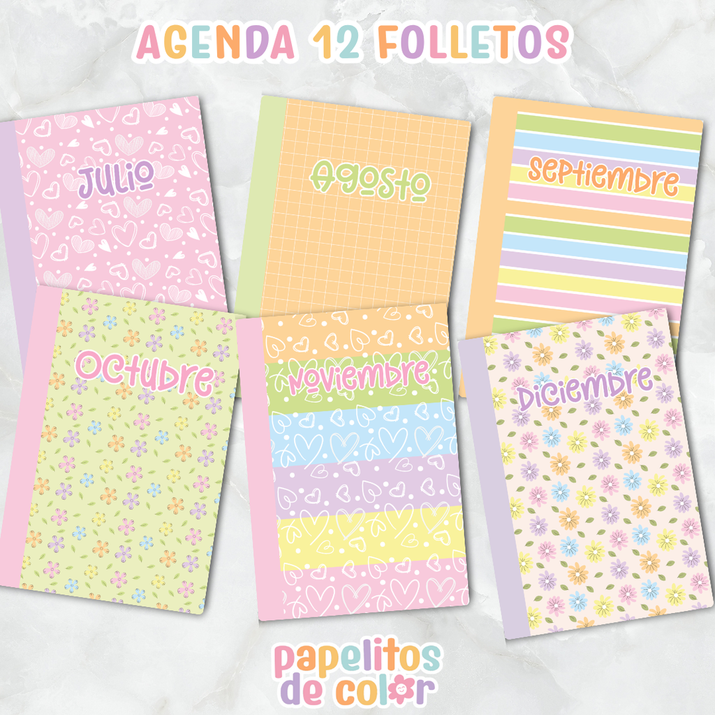 💫Agenda Charletas - Estilo Folleto 🗓️