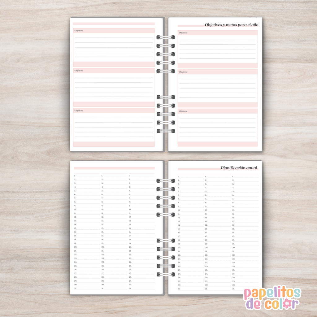 ✨🌸 Agenda Perpetua - Girl Pink  💕📖
