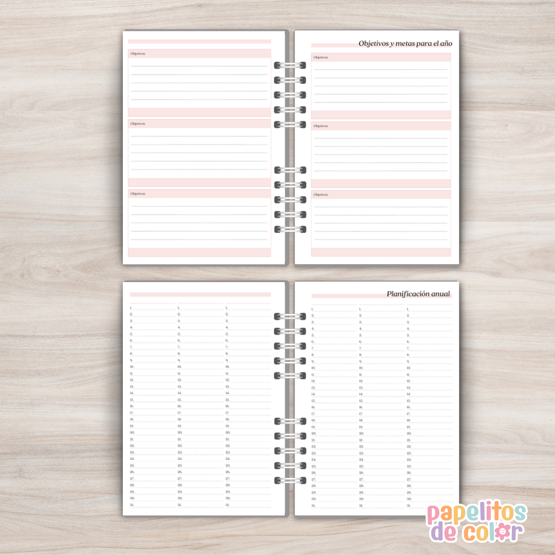 ✨🌸 Agenda Perpetua - Girl Pink  💕📖