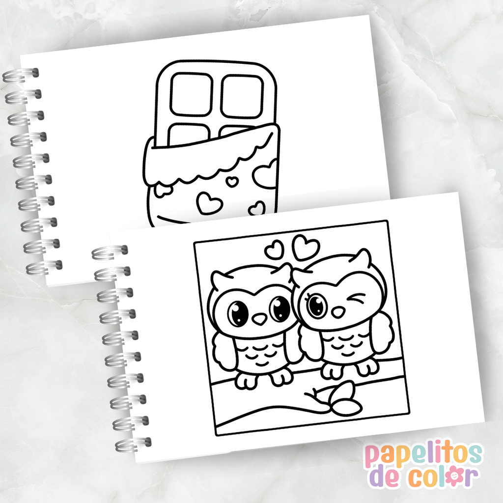🌸💖  Libro para Pintar Love Blooms ✨🎨