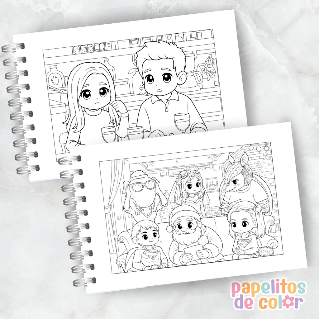 ☕🎶 Libro para pintar F.R.I.E.N.D.S 🛋️🎨