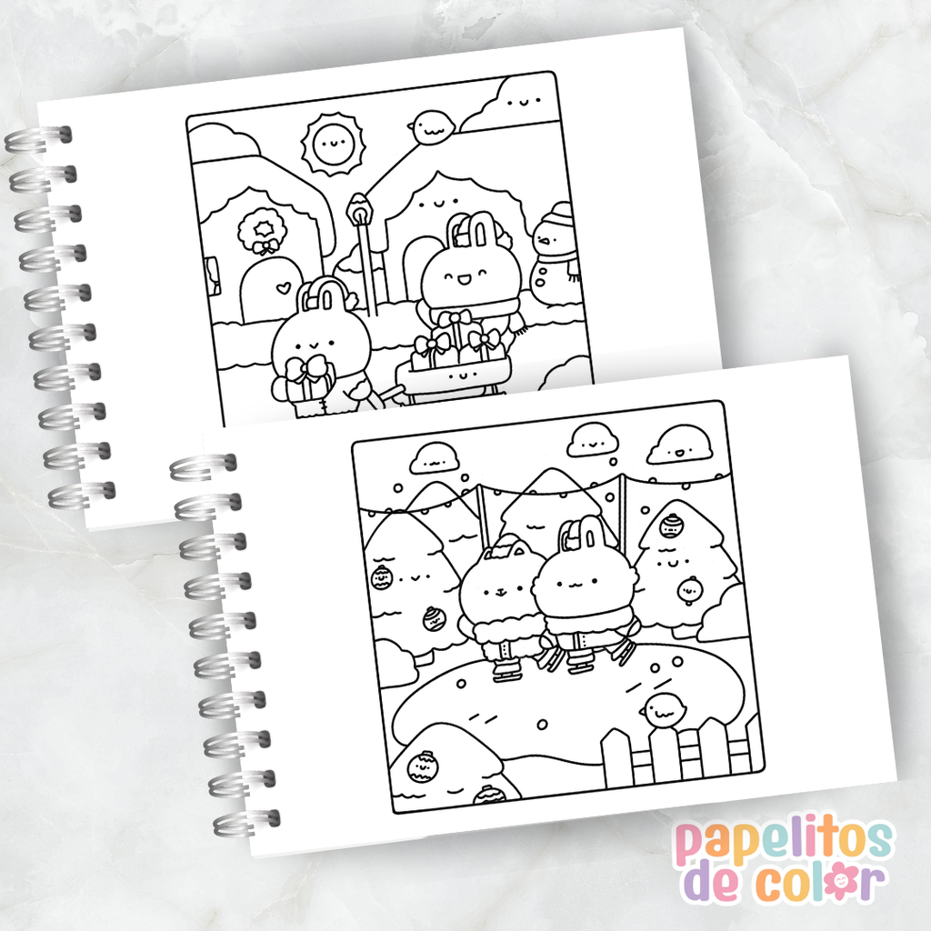 🎄🎨 Libro para Pintar Merry ✨